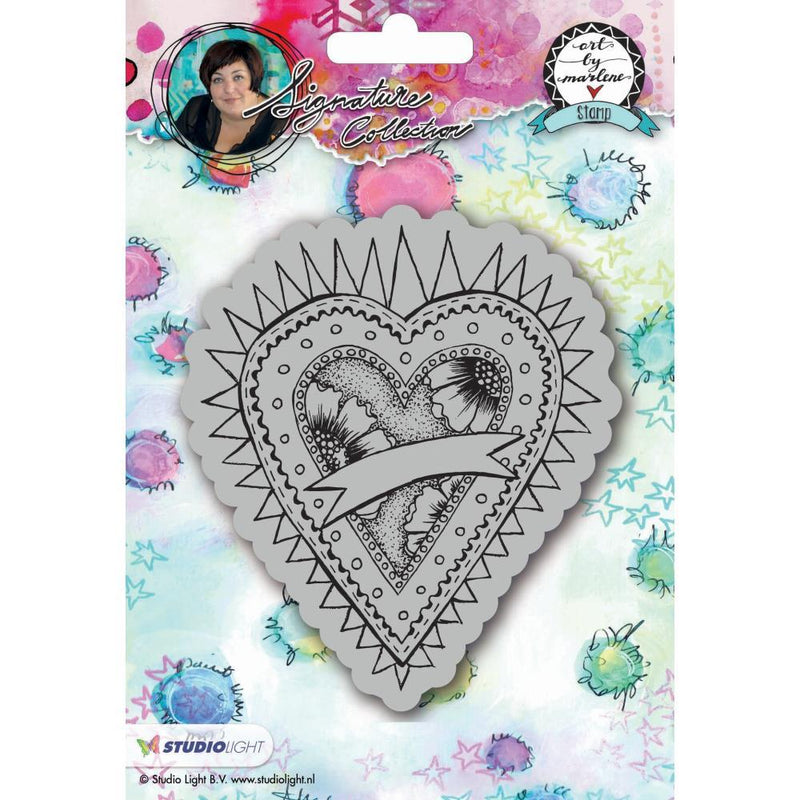 Art By Marlene 2.0 Hearts Cling Stamp