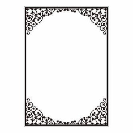 Mpress A4 Embossing Folders - Vine Frame