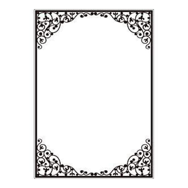 Mpress A4 Embossing Folders - Vine Frame