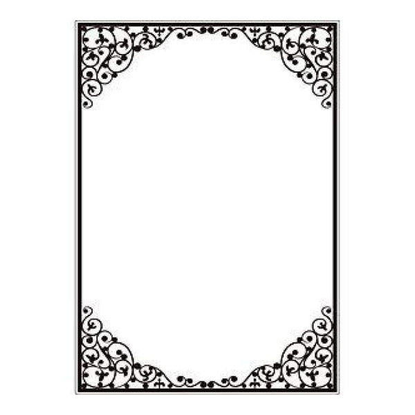 Mpress A4 Embossing Folders - Vine Frame