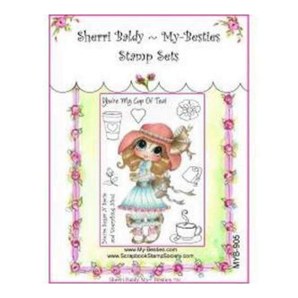 My Besties Clear Stamps Set 4In. X6in.  You're My Cup Of Tea