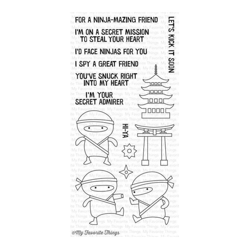 My Favorite Things Clear Stamp Set - Ninja-Mazing