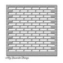 My Favorite Things - Stencil Small Brick Wall