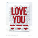 My Favourite Things - Die-namics Hearts in a Row - Horizontal*