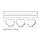 My Favourite Things - Die-namics Hearts in a Row - Horizontal