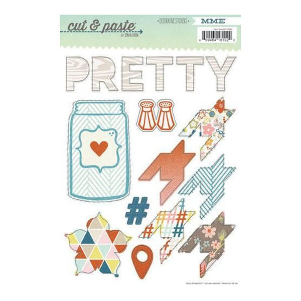 My Minds Eye - Cut And Paste Collection - Presh - Cardstock Stickers - Beautiful - My Minds Eye