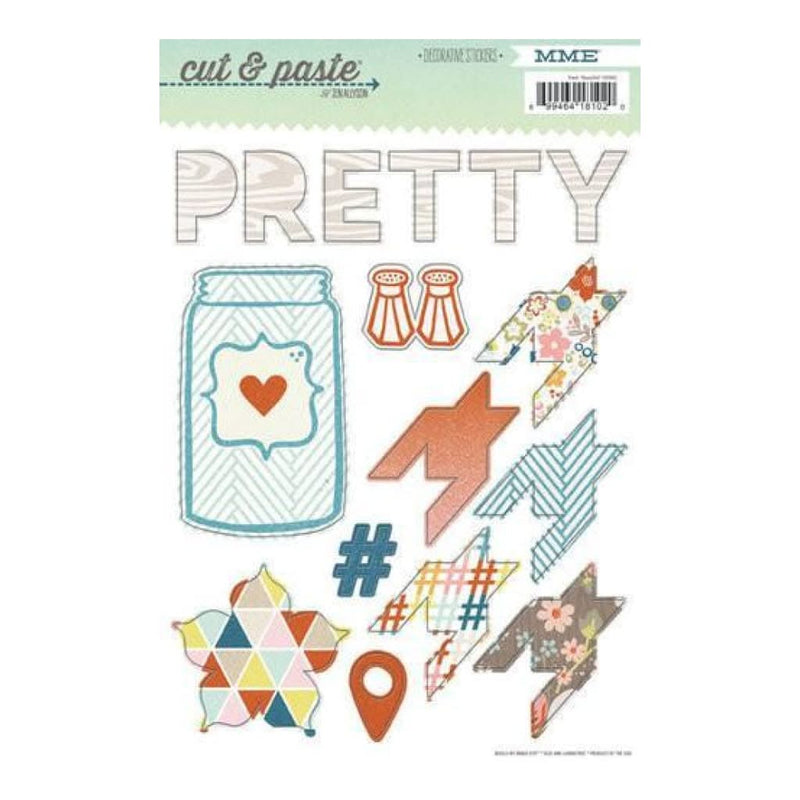 My Minds Eye - Cut And Paste Collection - Presh - Cardstock Stickers - Beautiful - My Minds Eye