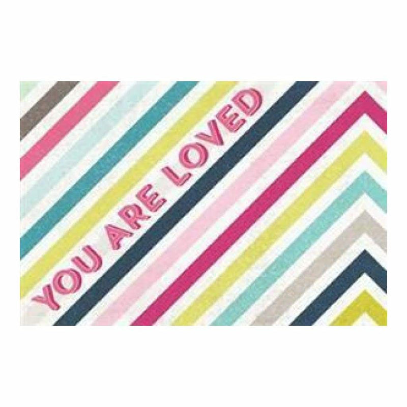 My Mind's Eye - Cut & Paste - Adorbs - Loved 4X6 Journal Card