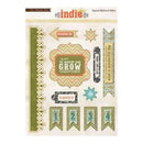 My Mind's Eye - Indie Chic - Citron - Measure Layered Chipboard