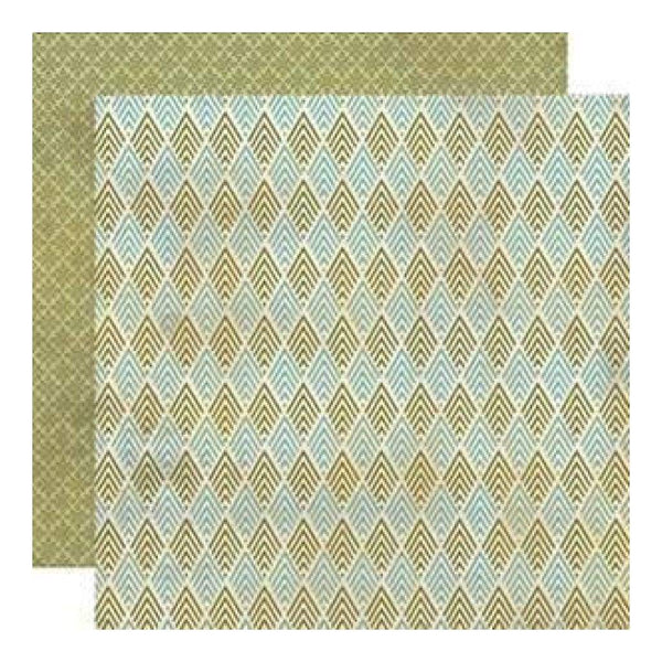 My Mind's Eye - Indie Chic - Citron - What A Day Forest 12X12 Double-Sided Paper