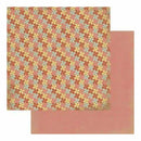 My Mind's Eye - Kraft Funday - Happy Days - Pinwheels 12X12 Double-Sided Kraft P