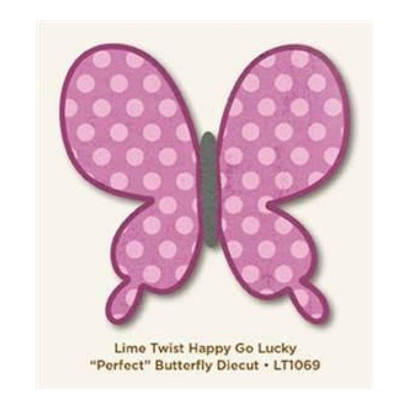My Mind's Eye - Lime Twist - Happy Go Lucky - Perfect Butterfly Diecut