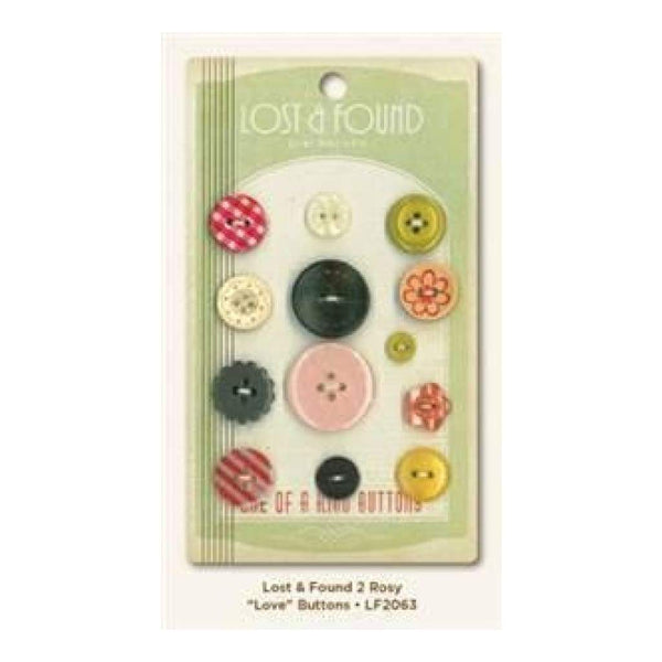 My Minds Eye - Lost & Found 2 - Rosy - Love Buttons
