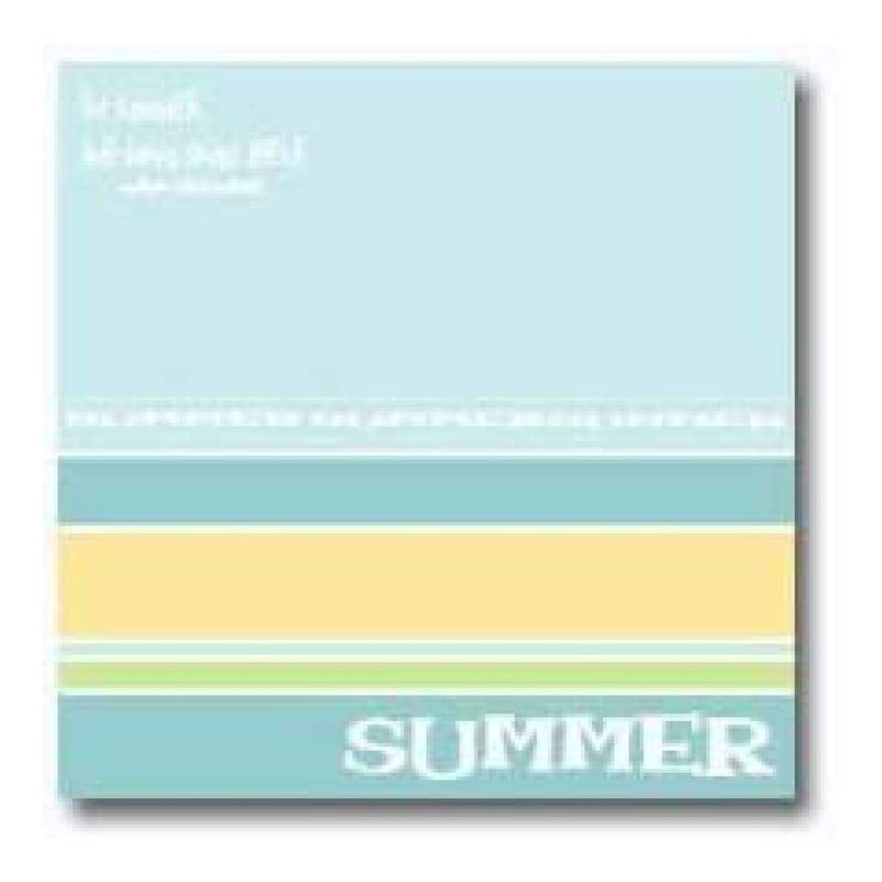 My Minds Eye - Summer Lay-Over Layout  - 12X12 Inch - Acid Free