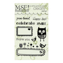 My Sentiments Exactly Clear Stamps 3inch X4inch Sheet Owl Friend