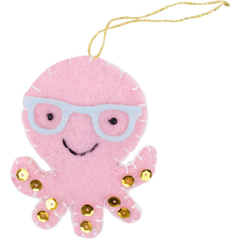 Fabric Editions Needle Creations Felt Ornament Kit - Owl