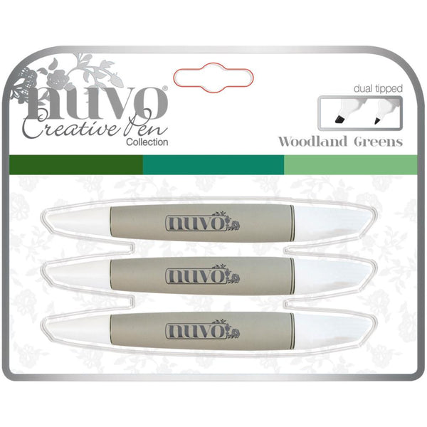 Tonic Studios - Nuvo - Creative Pen Collection - Woodland Greens