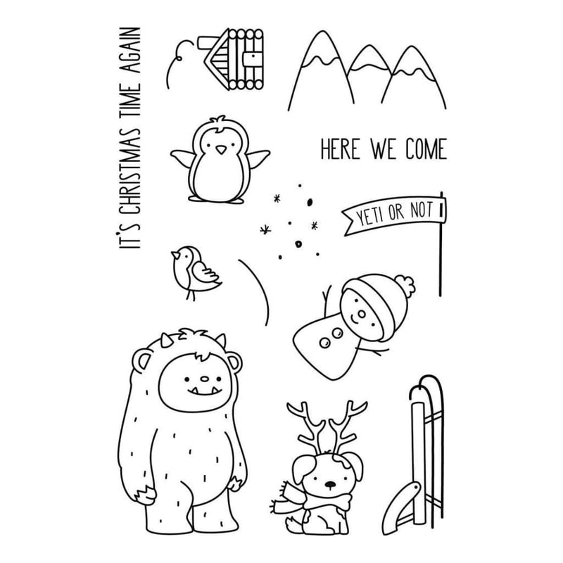 Neat & Tangled Clear Stamps 4 inch X6 inch Get Yeti