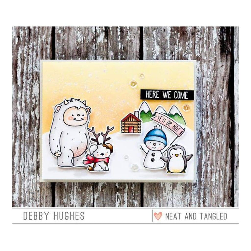Neat & Tangled Clear Stamps 4 inch X6 inch Get Yeti*