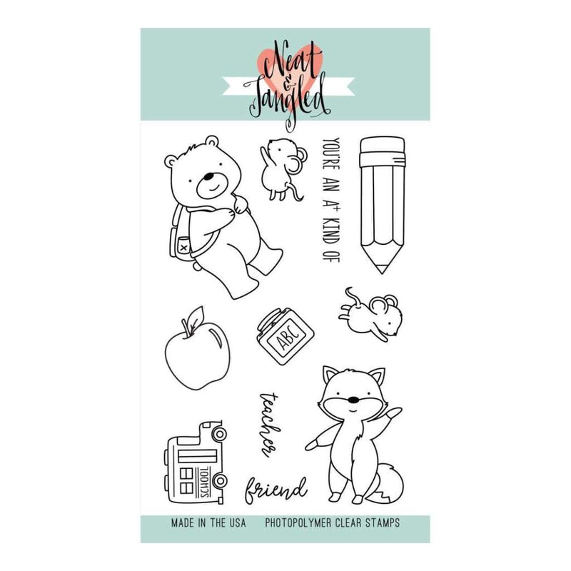 Neat & Tangled Clear Stamps 4 inch X6 inch Schoolhouse