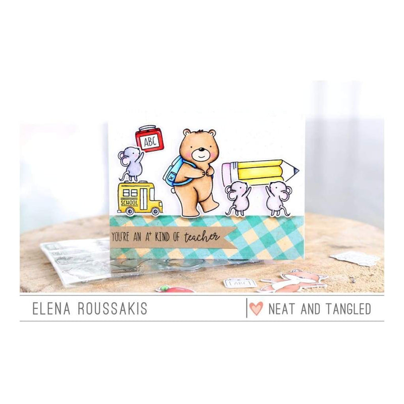 Neat & Tangled Clear Stamps 4 inch X6 inch Schoolhouse*