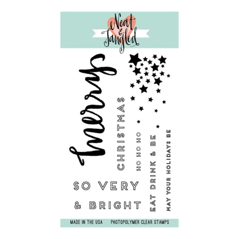 Neat & Tangled Clear Stamps 4inch X6inch Very Merry