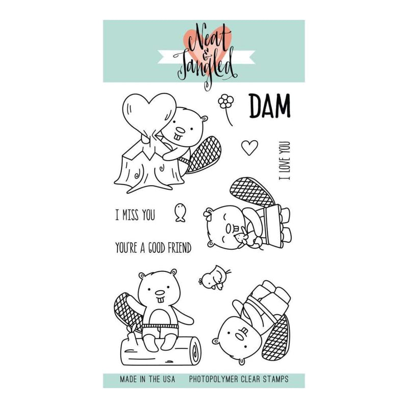 Neat & Tangled Clear Stamps 4x6 Beavers Eh