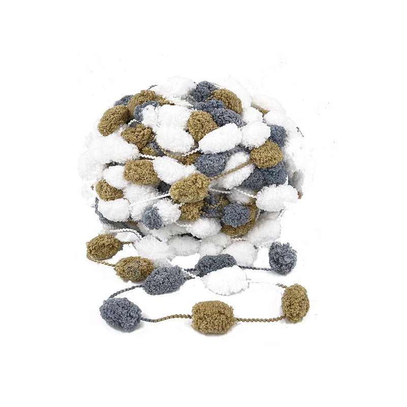 Poppy Crafts Pom Pom Yarn 150g - Neutrals