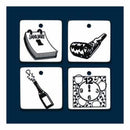New Years Zipper Pulls 4 Pack