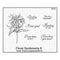 North Coast Creations Cling Rubber Stamp 5Inchx6.75Inch Floral Sentiments 8
