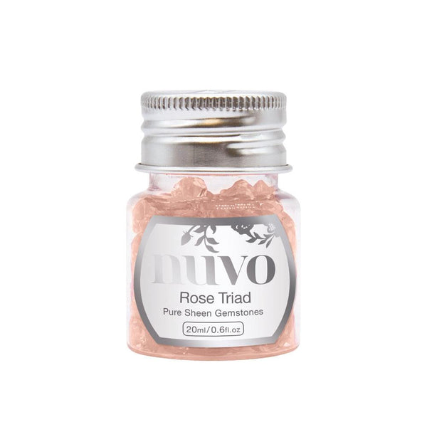 Nuvo - Pure Sheen Gemstones .6oz - Rose Triad