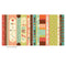 Cosmo Cricket - Double-Sided Borders 12"x12" Single Sheet - Nutmeg*