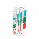 Nuvo Brush Script Pens - Vivid Kaleidoscope (3 Pk)