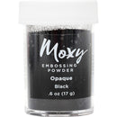 Moxy Opaque Finish Embossing Powder 1oz - Black