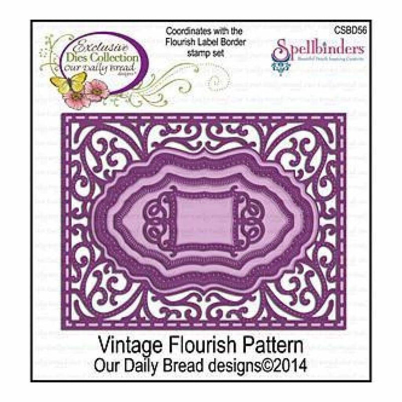Our Daily Bread Dies Vintage Flourish
