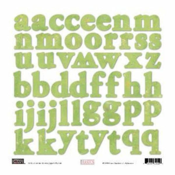 Paper Loft - Lime Sherbet L/C Alpha Sticker