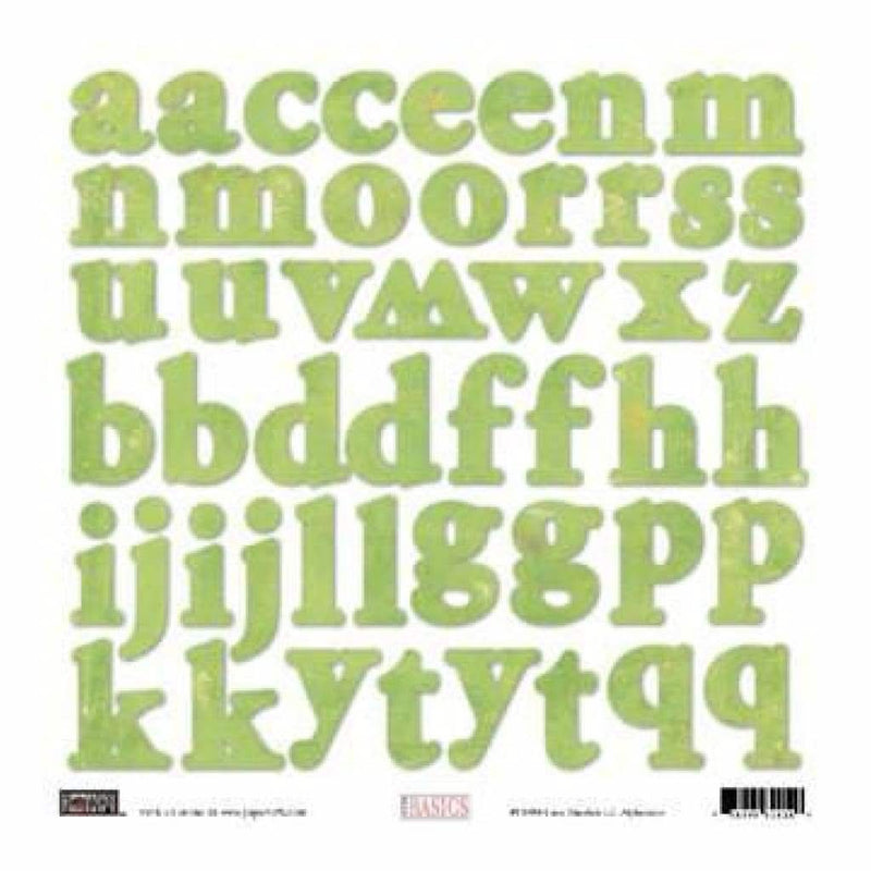 Paper Loft - Lime Sherbet L/C Alpha Sticker