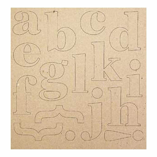 Paper Loft - Well Worn Chipboard Monograms