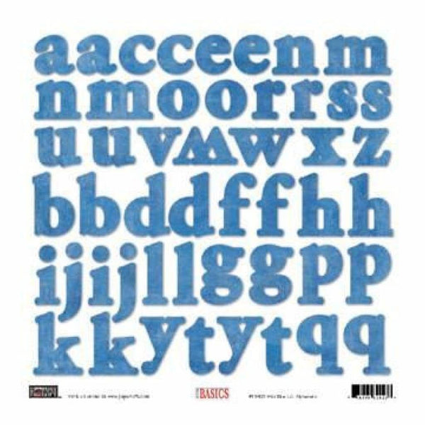 Paper Loft - Wild Blue L/C Alpha Sticker