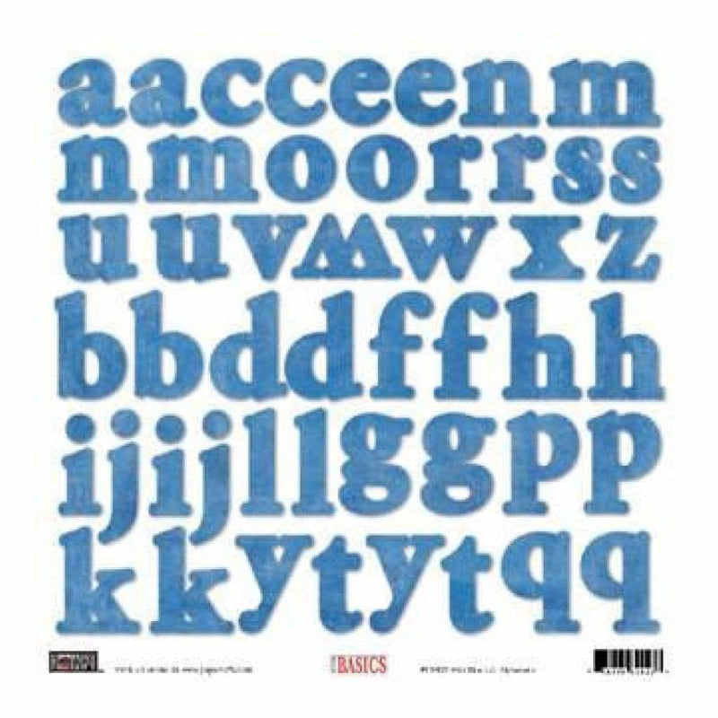 Paper Loft - Wild Blue L/C Alpha Sticker