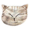 Paradise Cat Head Needle Keeper Made from Blacklip Abalone Shell