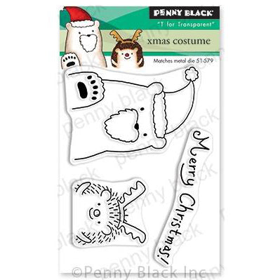 Penny Black Clear Stamps - Xmas Costumes 3 inchX4 inch*