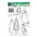 Penny Black Clear Stamps - Skis & Skates 5 inchX6.5 inch
