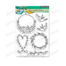 Penny Black Clear Stamps - Wreath Whimsy 5in x 6.5in