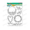 Penny Black Clear Stamps - Wreath Whimsy 5in x 6.5in