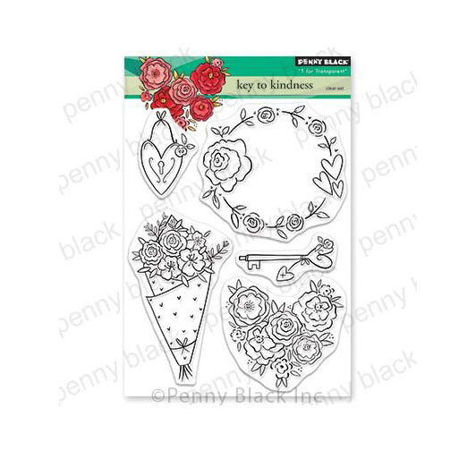 Penny Black Clear Stamps - Key To Kindness 5in x 6.5in*