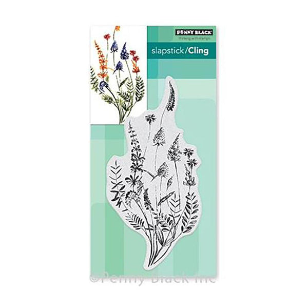 Penny Black Cling Stamps - A Floral Twist 3 inch X6.2 inch
