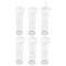 Multicraft Imports - Glitter Shaker Jars 3 inch 6 pack Empty