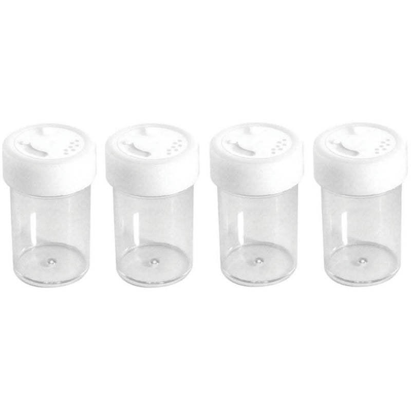 Multicraft Imports - Glitter Shaker Jars 2 inch 4 pack - Empty