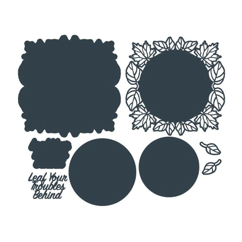 The Paper Boutique - Leaf Your Troubles Behind Dies - Set of 8*